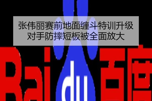 张伟丽赛前地面缠斗特训升级 对手防摔短板被全面放大