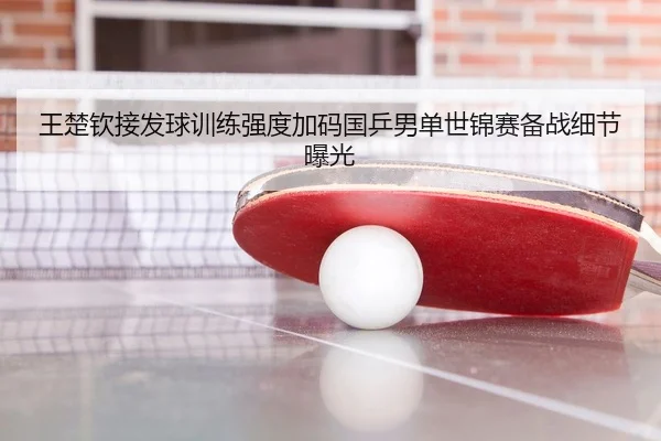 王楚钦接发球训练强度加码国乒男单世锦赛备战细节曝光