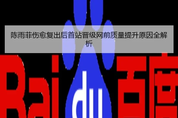 陈雨菲伤愈复出后首站晋级网前质量提升原因全解析